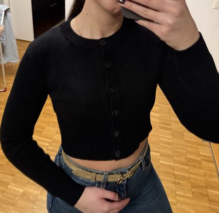 Cardigan noir ZARA - Taille S