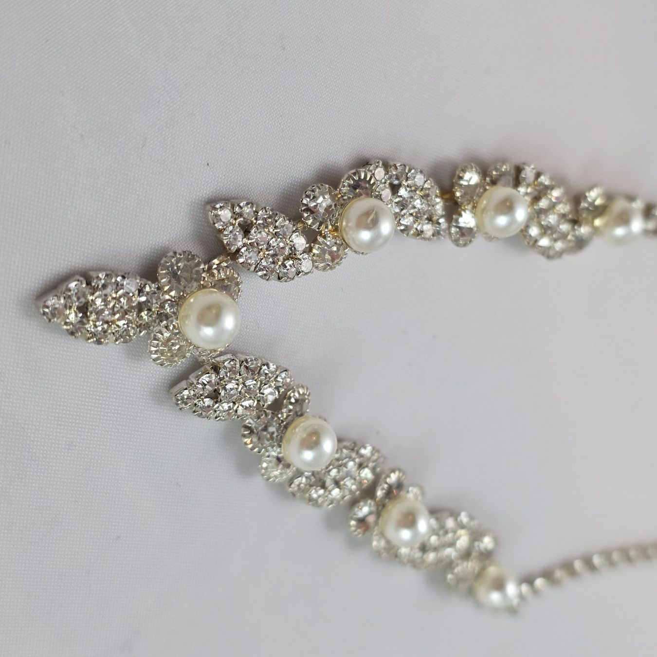 Catenine: Elegante Halskette mit Perle & Strass      672 – Usato da Wald ZH venduto da Martin79 2