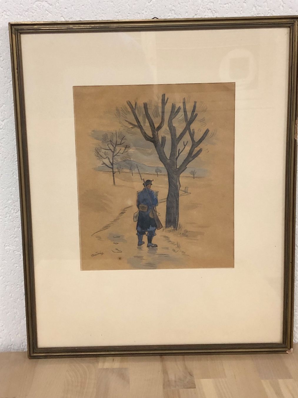 Poster & Bilder: Thöni - Soldat in Uniform 1936 – Gebraucht aus Brislach von goepfro
