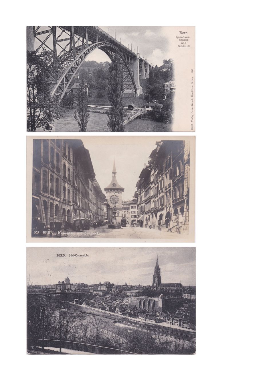 Cartoline postali: Konvolut Bern – Usato da Baar venduto da dokuba 8