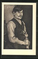 Ferdinand Hodler: Schreiner in seiner We