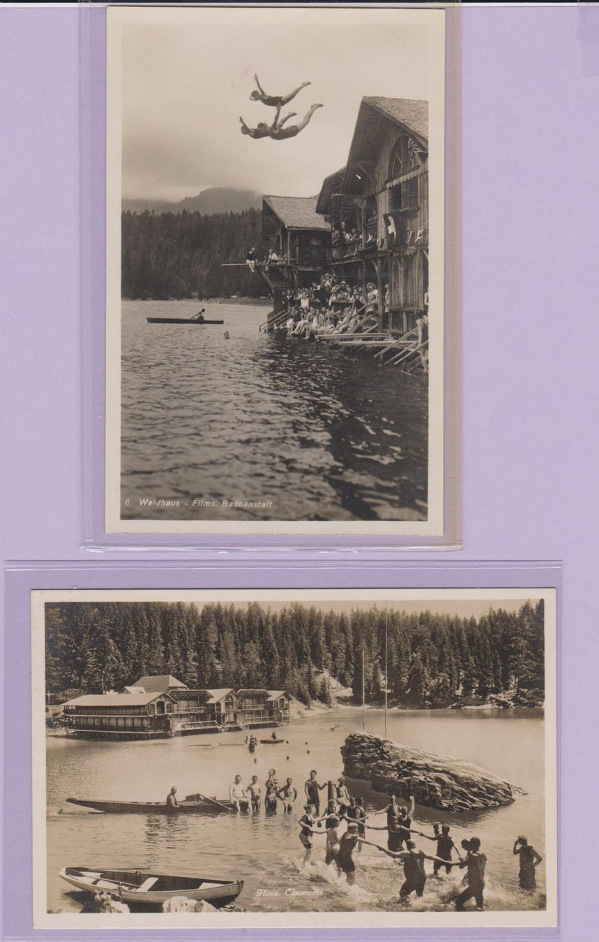 Cartoline postali: Flims   :   16 alte Ansichtskarten von Flims GR – Usato da Vitznau venduto da Ropaku 6