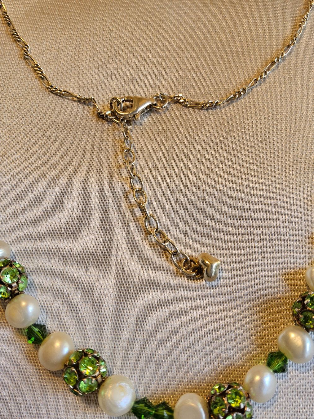 Altri gioielli: Set aus Kette und Ohrhänger, Sterling Silber + echte Perlen – Usato da Zürich venduto da SciTec 7