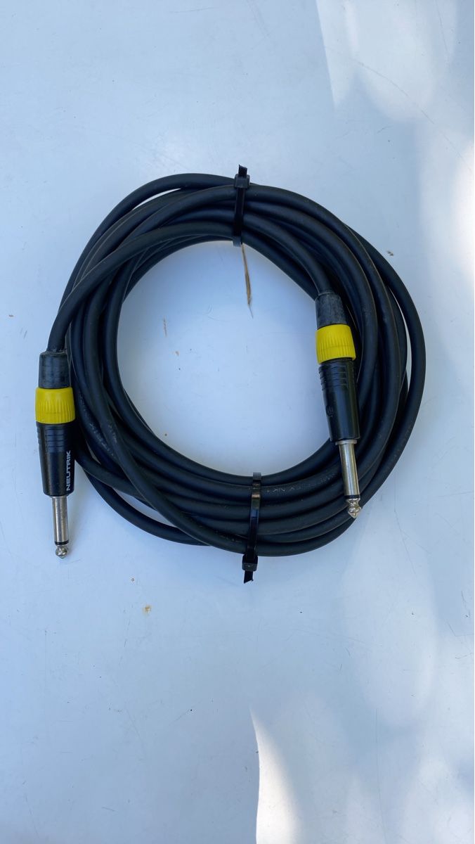 Neutrik Cavi: Câble jack mono Neutrik de qualité pro, 6m NK1 – Usato da Lommiswil venduto da Labruce