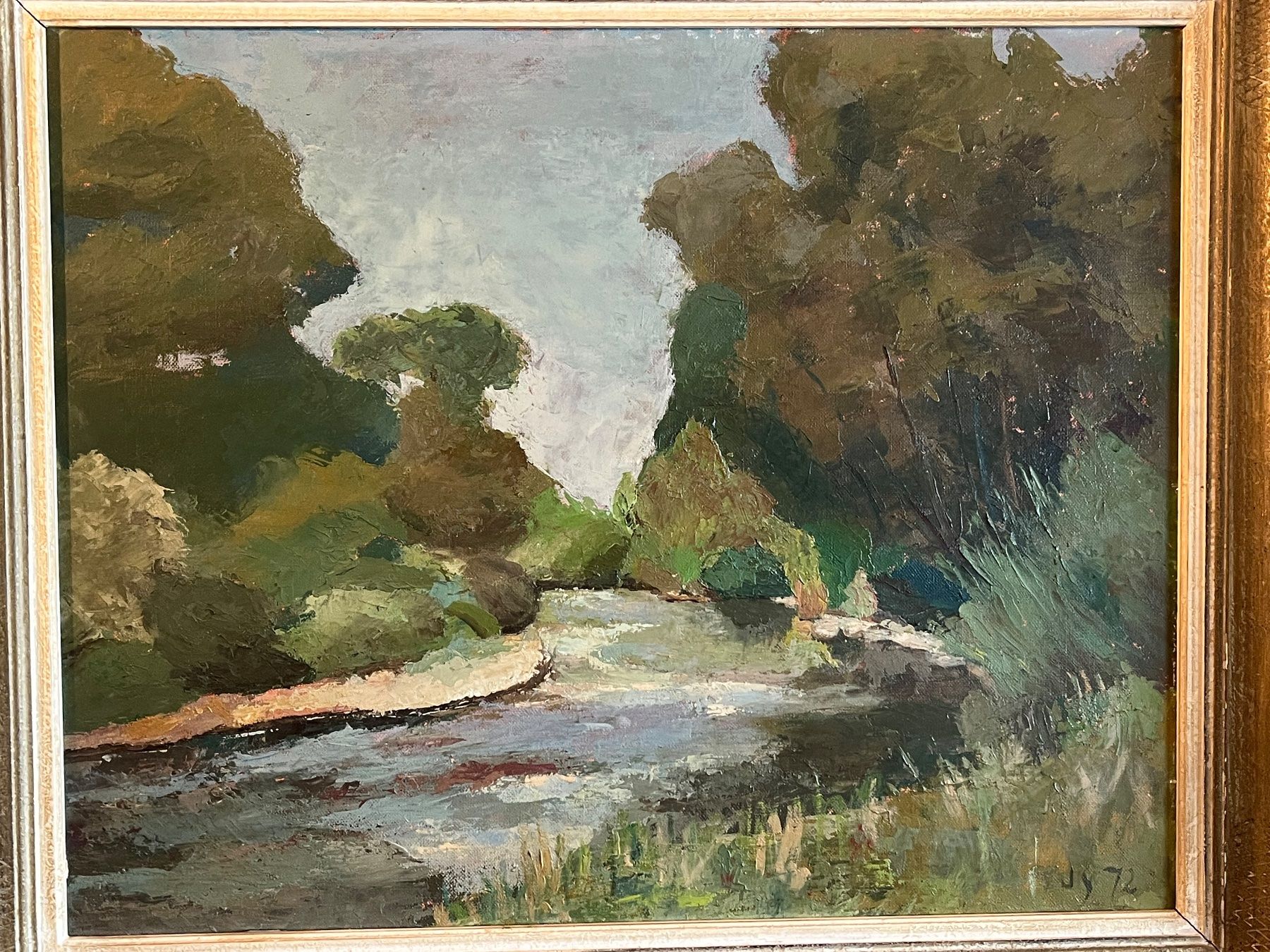 Dipinti: JS 1972 Landschaftbild Original Gemälde – Usato da Basel venduto da PAUL_ART 1
