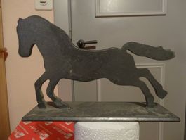 älteres Schareisen in Pferdeform(thermopatiniert) 25cm lang