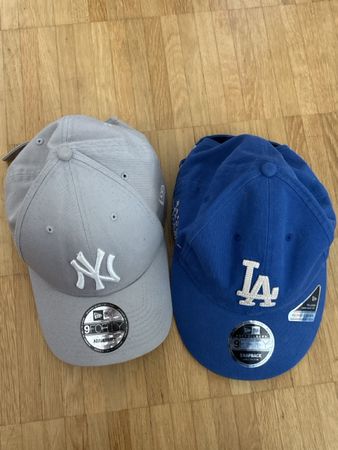 New Era 9FORTY Caps - NY Yankees & LA Dodgers - Bundle!