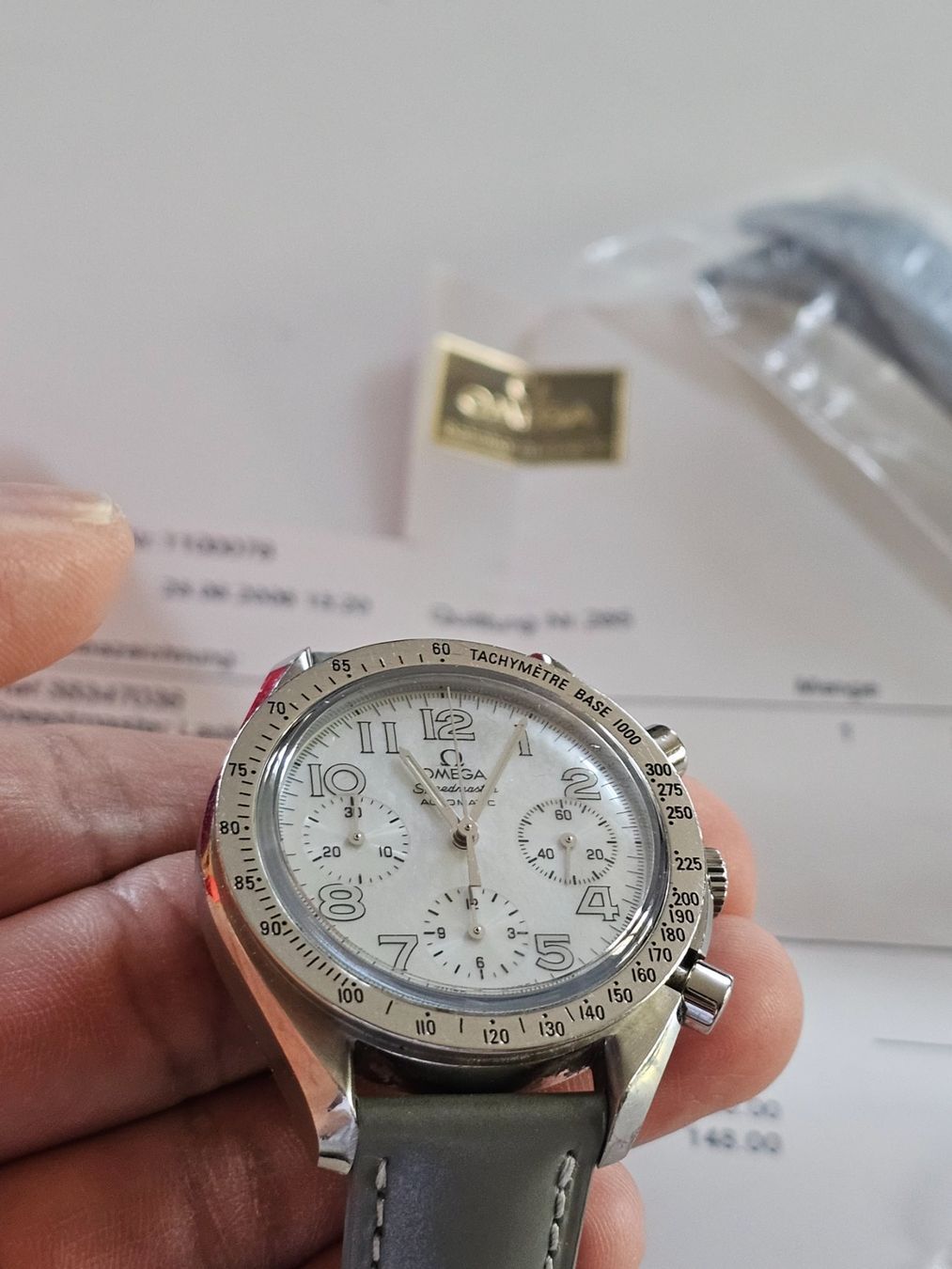 Omega Orologi: Omega Speedmaster 3834.70.36 full set – Usato da Fribourg venduto da wis_7b6y 2