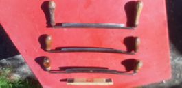 3 antike Zug - Schälmesser