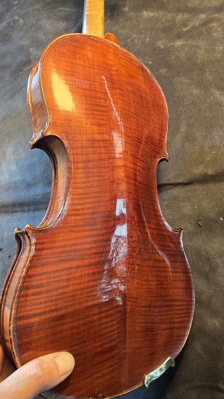 Musikinstrumente: 4/4 Violine, deutsch, ca 200 Jahre – Gebraucht aus bellach von Piratesocks 1