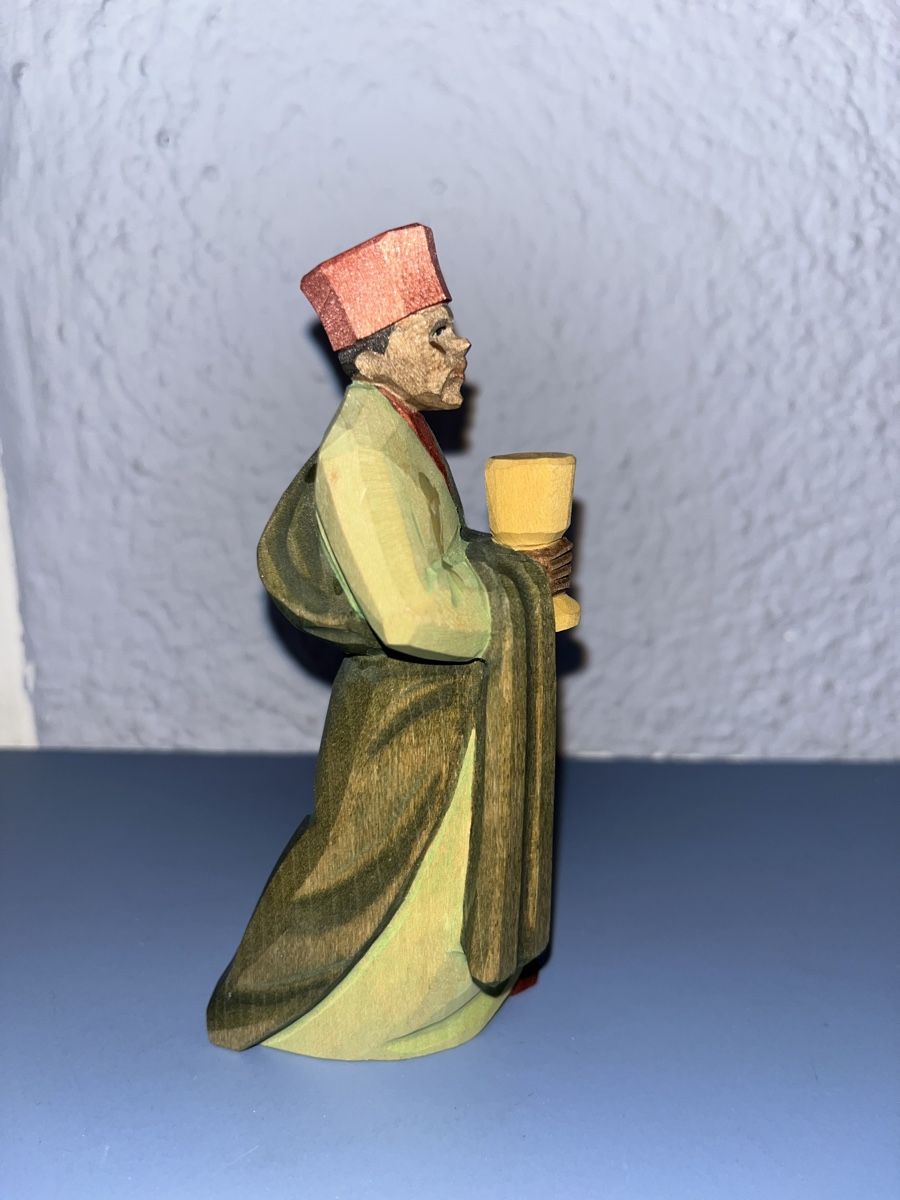 Statuette: König Kaspar Huggler Brienz Krippenfiguren – Usato da Wohlen b. Bern venduto da Ricarda_2000 1