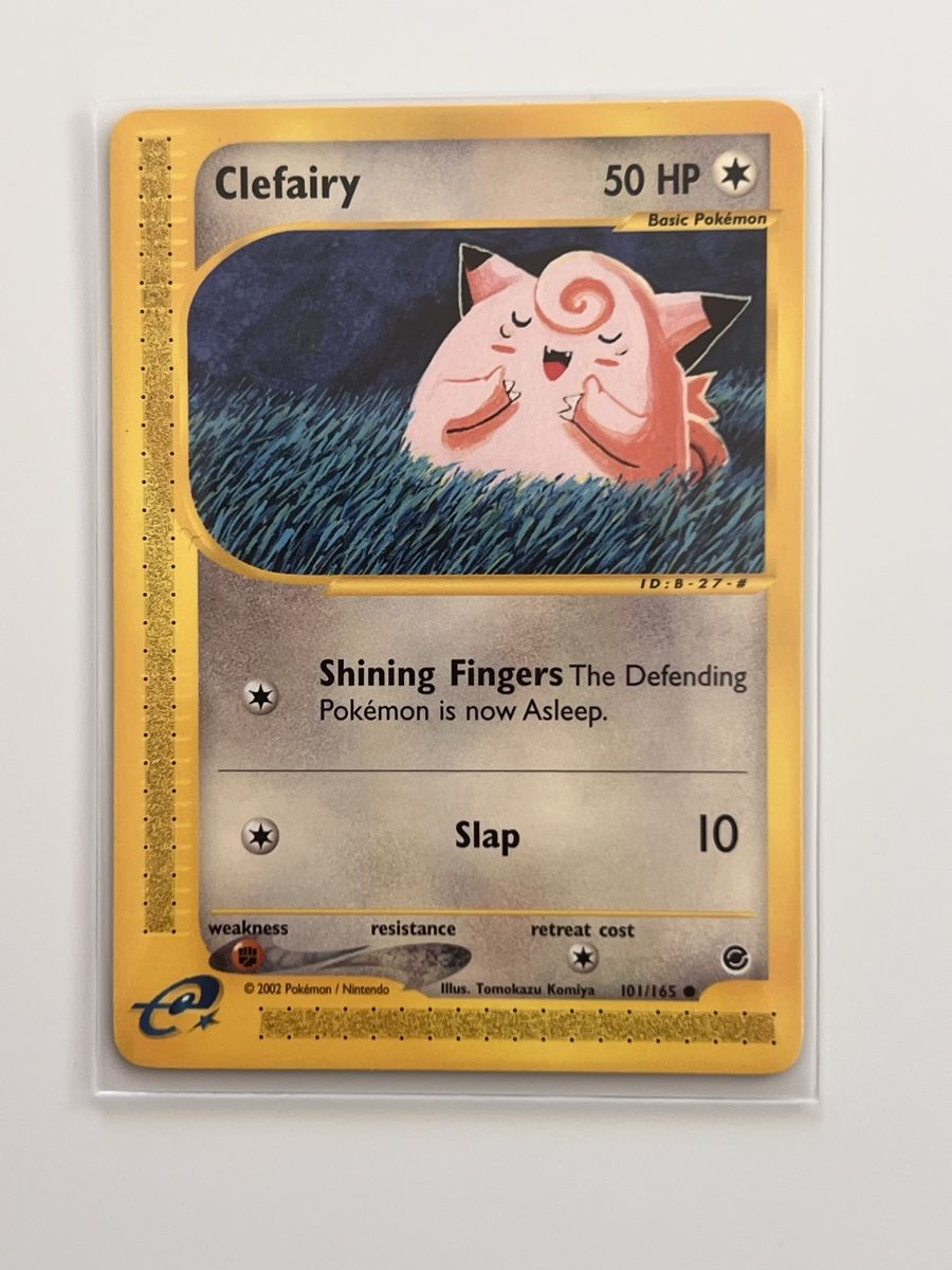 Pokémon Carte collezionabili: Pokémon Card Clefairy 101/165 Expedition 2002 E – Usato da Zollikon venduto da inf_l5jd