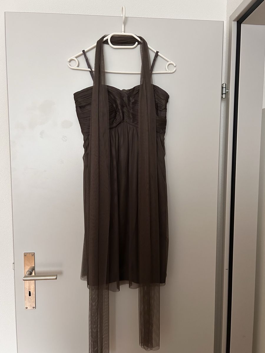Esprit Kleider: ESPRIT COLLECTION COCKTAILKLEID TAUPE GRÖSSE 36 – Neu (gemäss Beschreibung) aus Mels von jas_7bjl 2
