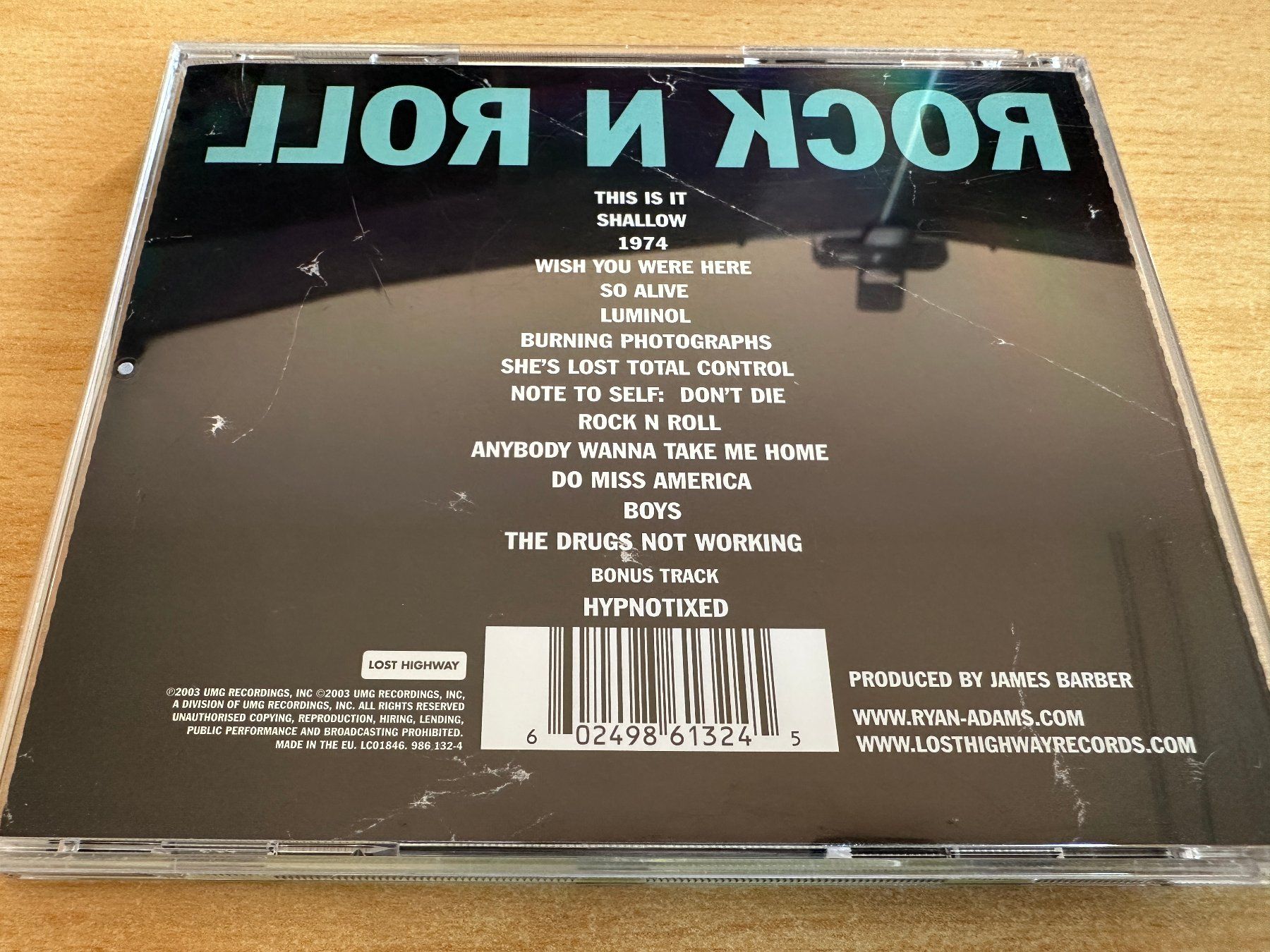 CD: P4 Ryan Adams – Rock 'N Roll – Usato da Rikon im Tösstal venduto da Alpenmutz 1