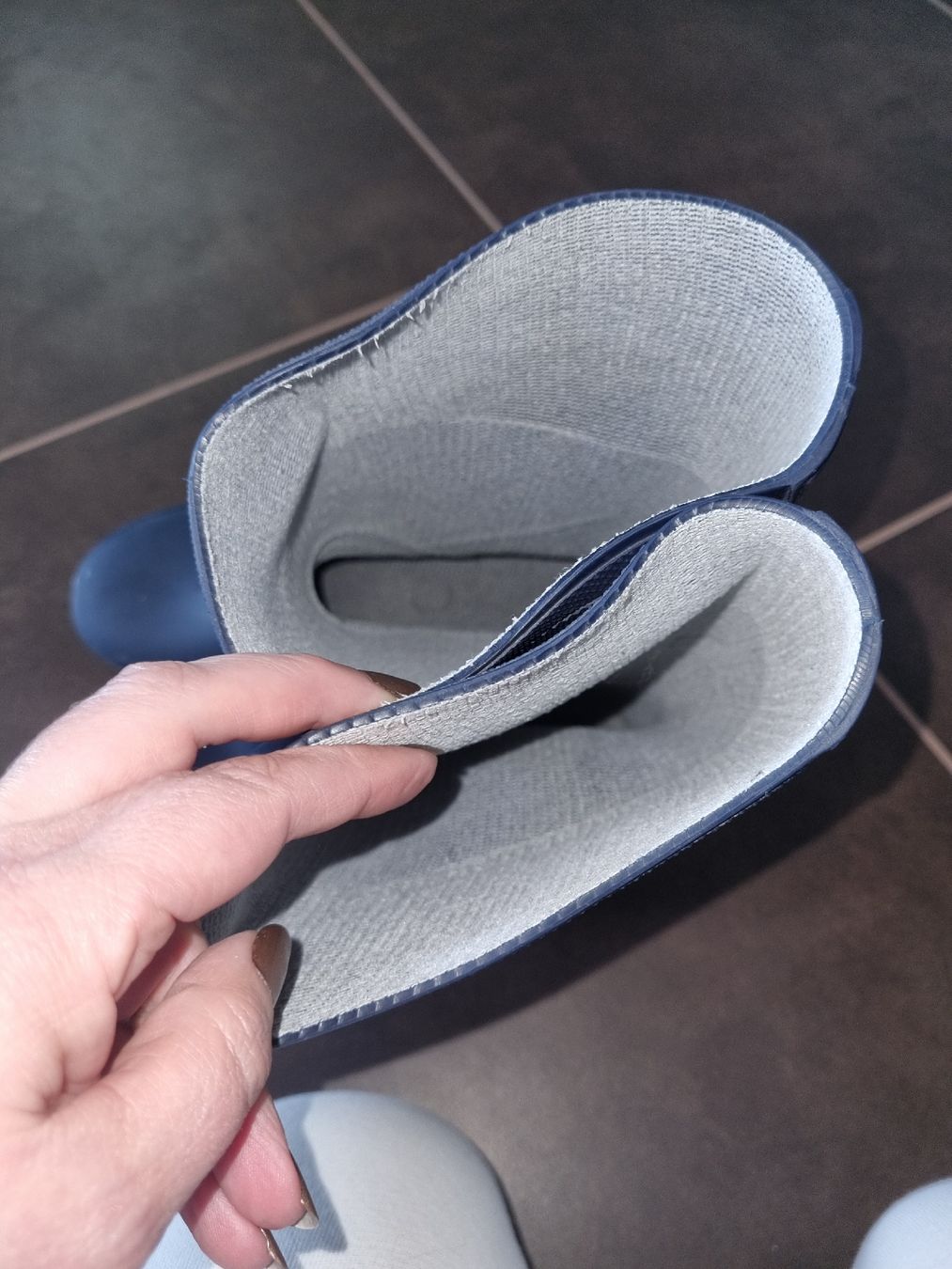 Scarpe per ragazzi: Blaue Gummistiefel Gr. 35 – Usato da Lengnau AG venduto da Endless 4