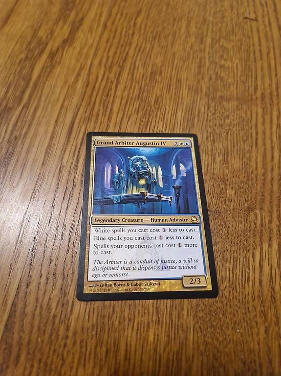 Carte collezionabili: Magic the Gathering Grand Arbiter Augustin 4 – Usato da Sennhof venduto da Thorgal77