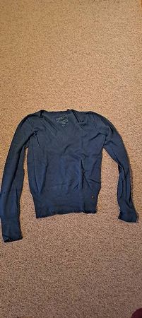 Wollpulli blau Gr. S