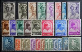 Belgien ex. Kat. 401-441 **/* 1936/38