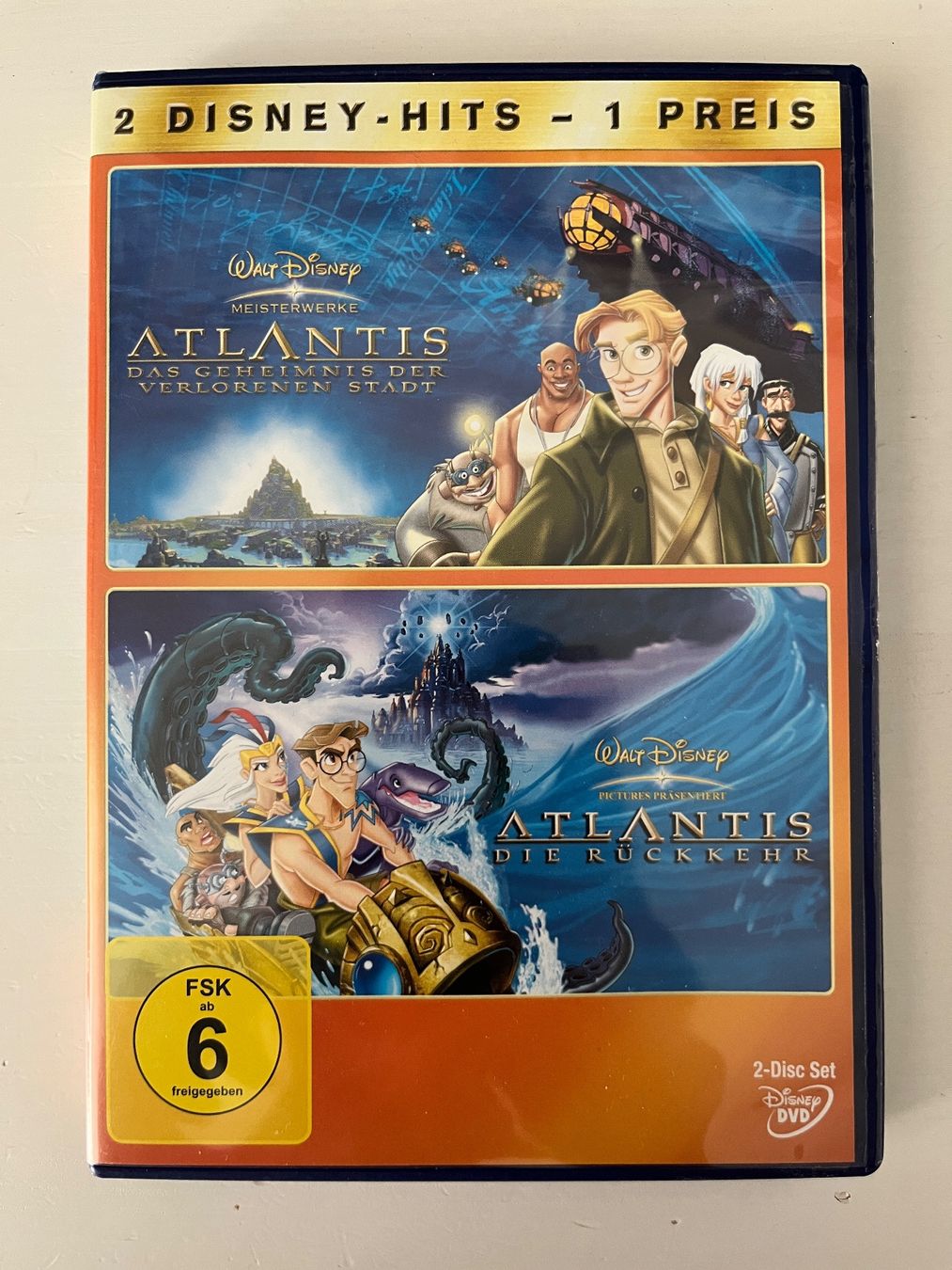 Tutti i DVDs: Disney DVD Atlantis 1 & 2 – Nuovo (secondo la descrizione) da Sierre venduto da black.box