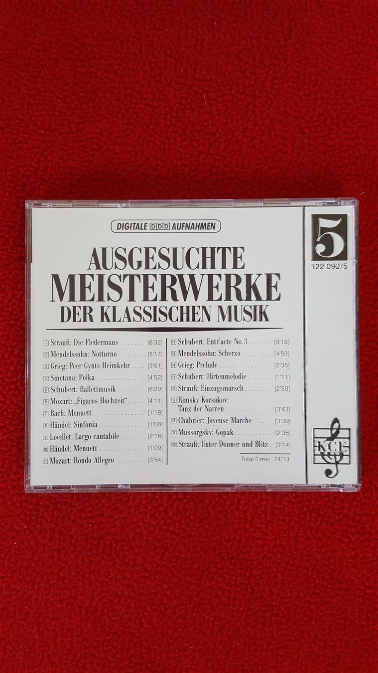 CD: Meisterwerke der klassischen Musik – Usato da Winterberg ZH venduto da Gemini63 6