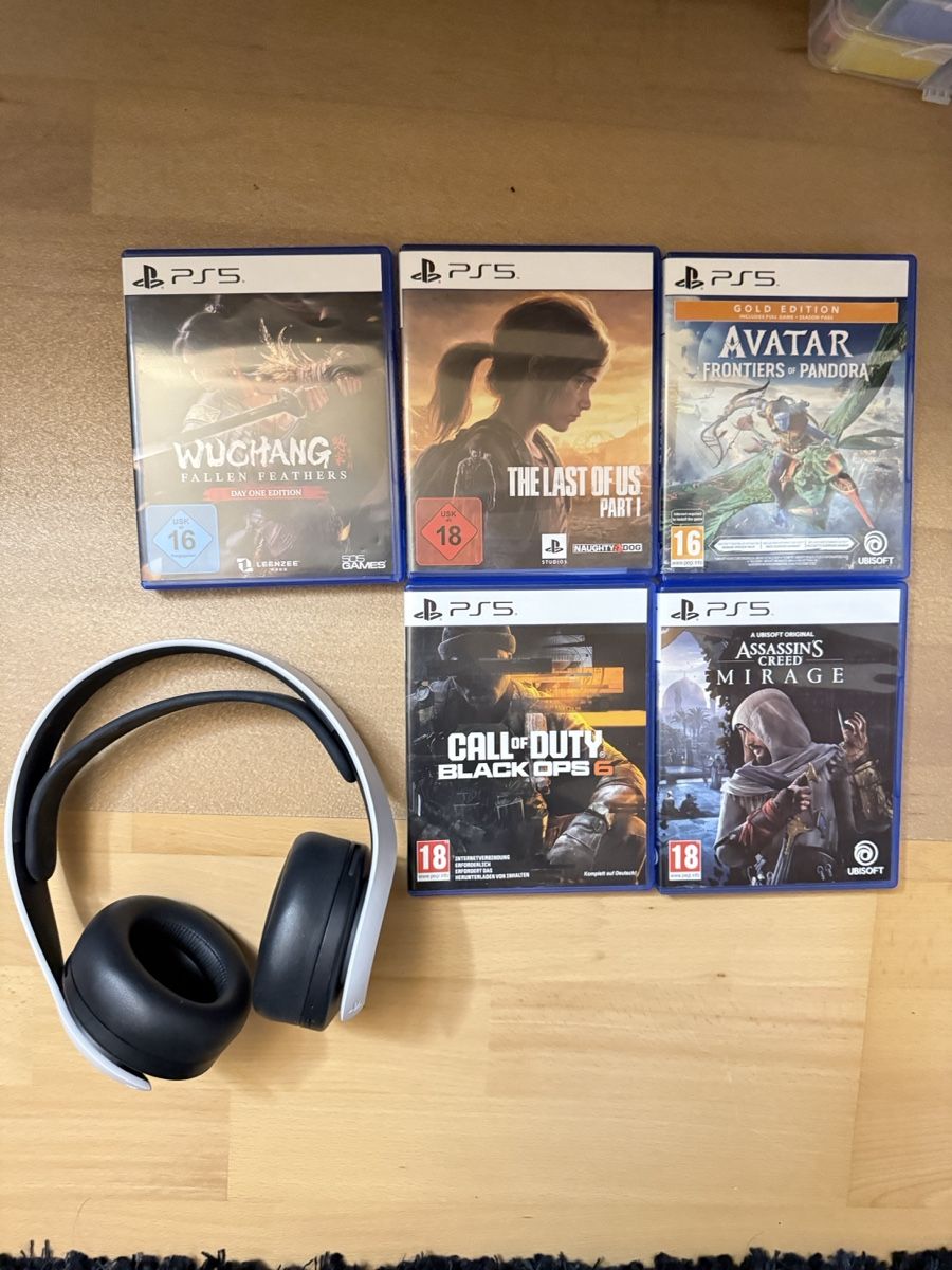 Cover & Protezioni schermo: PS5 3D Puls + 5 PS5 Games – Usato da Werdenberg venduto da tomoeh