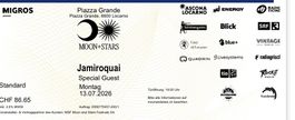 Moon+Stars Jamiroquai Locarno 13.07.2026 biglietto