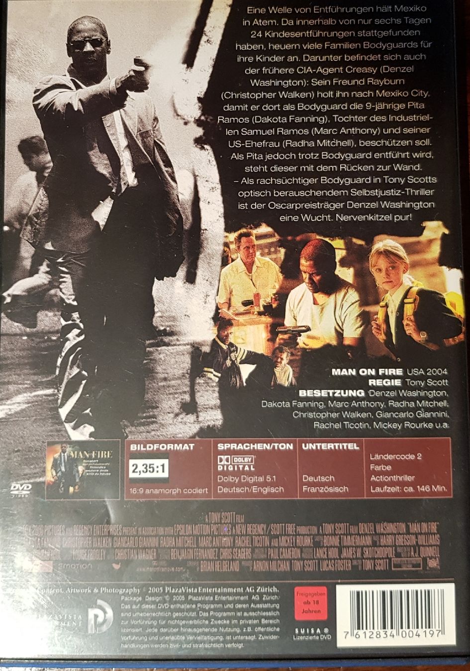 Tutti i DVDs: Man on Fire - DVD – Usato da Erlenbach ZH venduto da wem_6f9c 1
