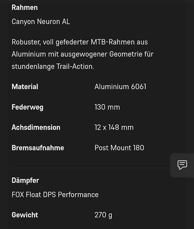 Biciclette: Canyon Neuron Al – Usato da Kastanienbaum venduto da yam_wy8c 2