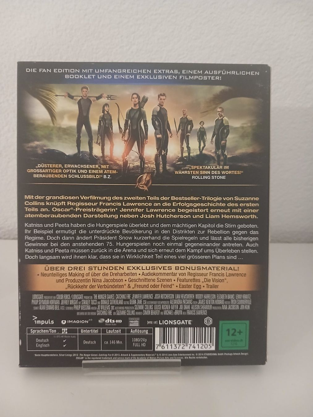 Tous les DVDs: Die Tribute von Panem-Catching Fire – D'occasion à St. Margrethen SG par SamusAran 1