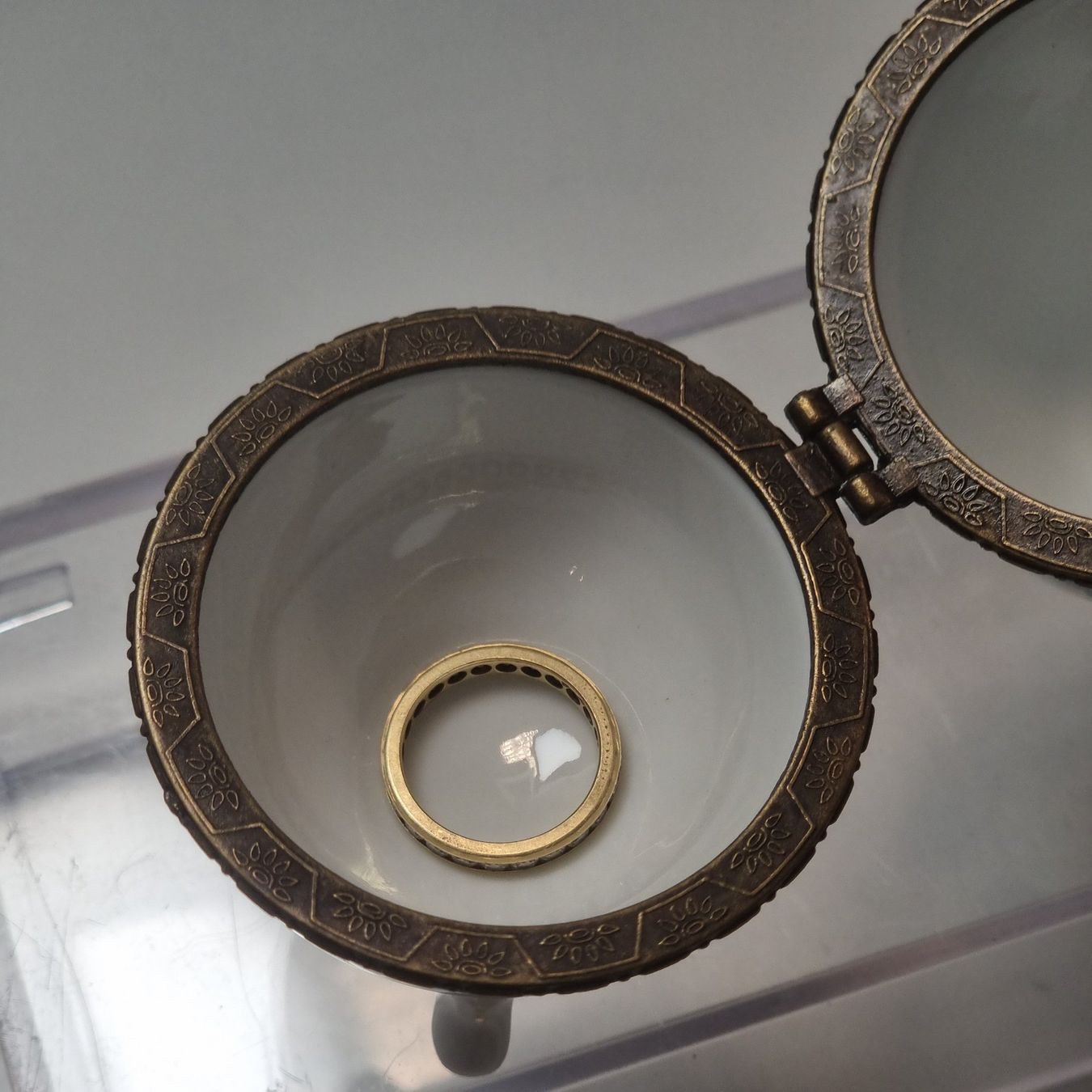 Barattoli: antikes LIMOGES Schmuck Ei Dose handbemalt Goldrand – Usato da Dürnten venduto da Bachtelrider_ 6