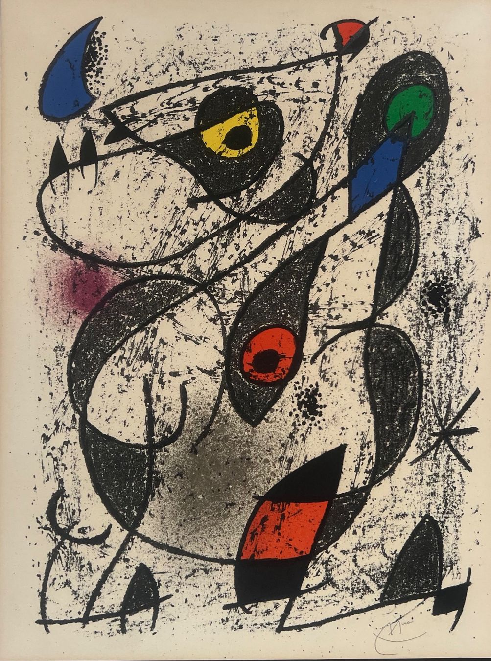 Arts picturaux & lithographies: Joan Miró, stempelsigniert – D'occasion à Rain par Pic-Ass 1