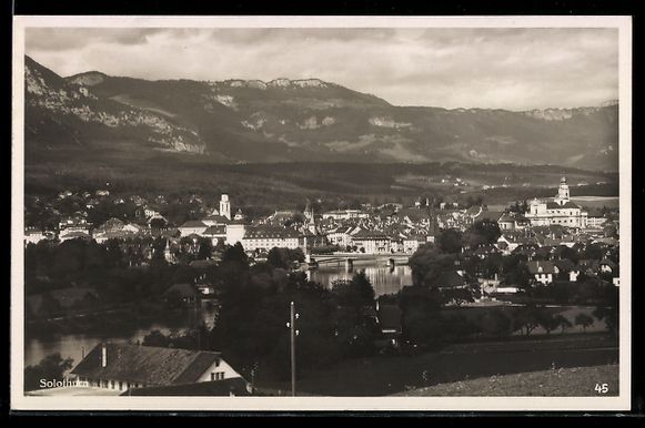 Ansichtskarten: Solothurn, Stadtansicht mit Brücke und  – Gebraucht aus Berlin von bartko-reher