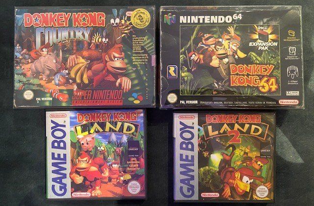 Nintendo Giochi: Donkey Kong Bundle (SNES, N64, GameBoy) – Usato da Lachen SZ venduto da raoh