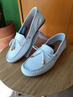 Mokkasins Schuhe weiss