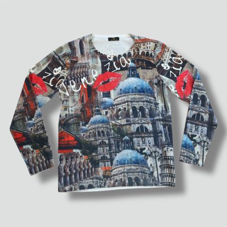 Etoile du Monde Rome full print vintage sweatshirt pullover