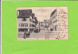 Gruss aus Basel. Steinenvorstadt-belebt
