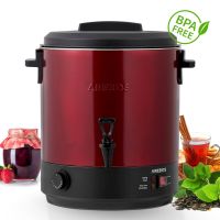 AREBOS Einkochautomat 28 L Rot