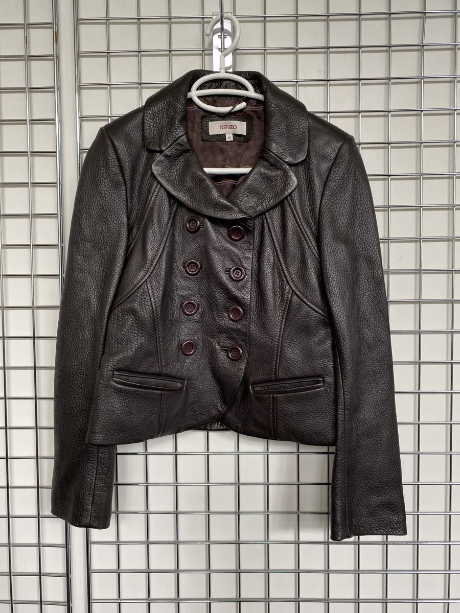 Jacken: KENZO Lederjacke / Gr. M – Gebraucht aus Balzers von styleee