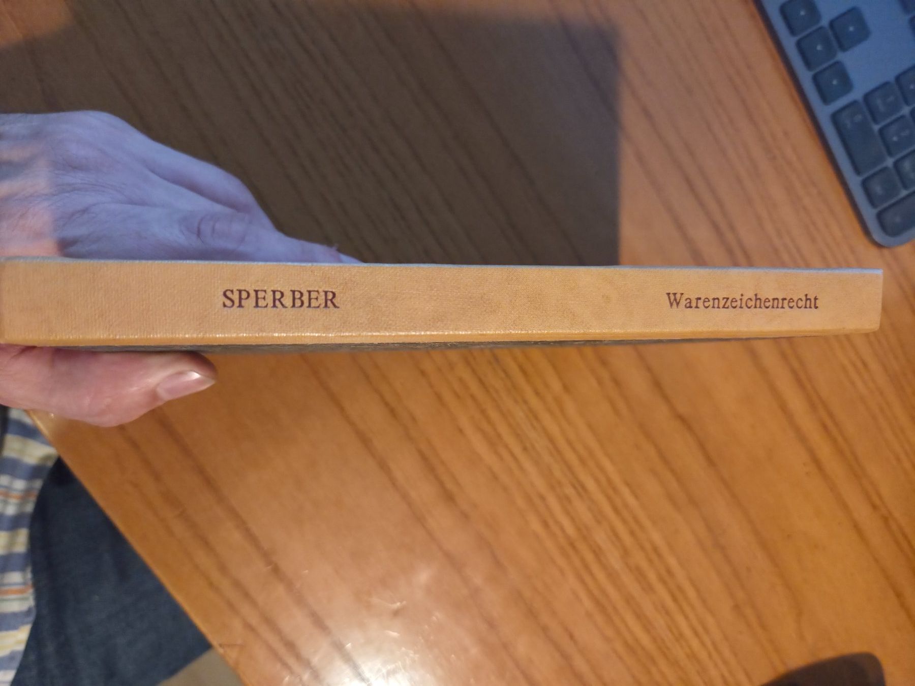 Bücher: Sperber – Abstandstheorie im Warenzeichenrecht 1966 – Gebraucht aus Aldesago von lusuardi 2