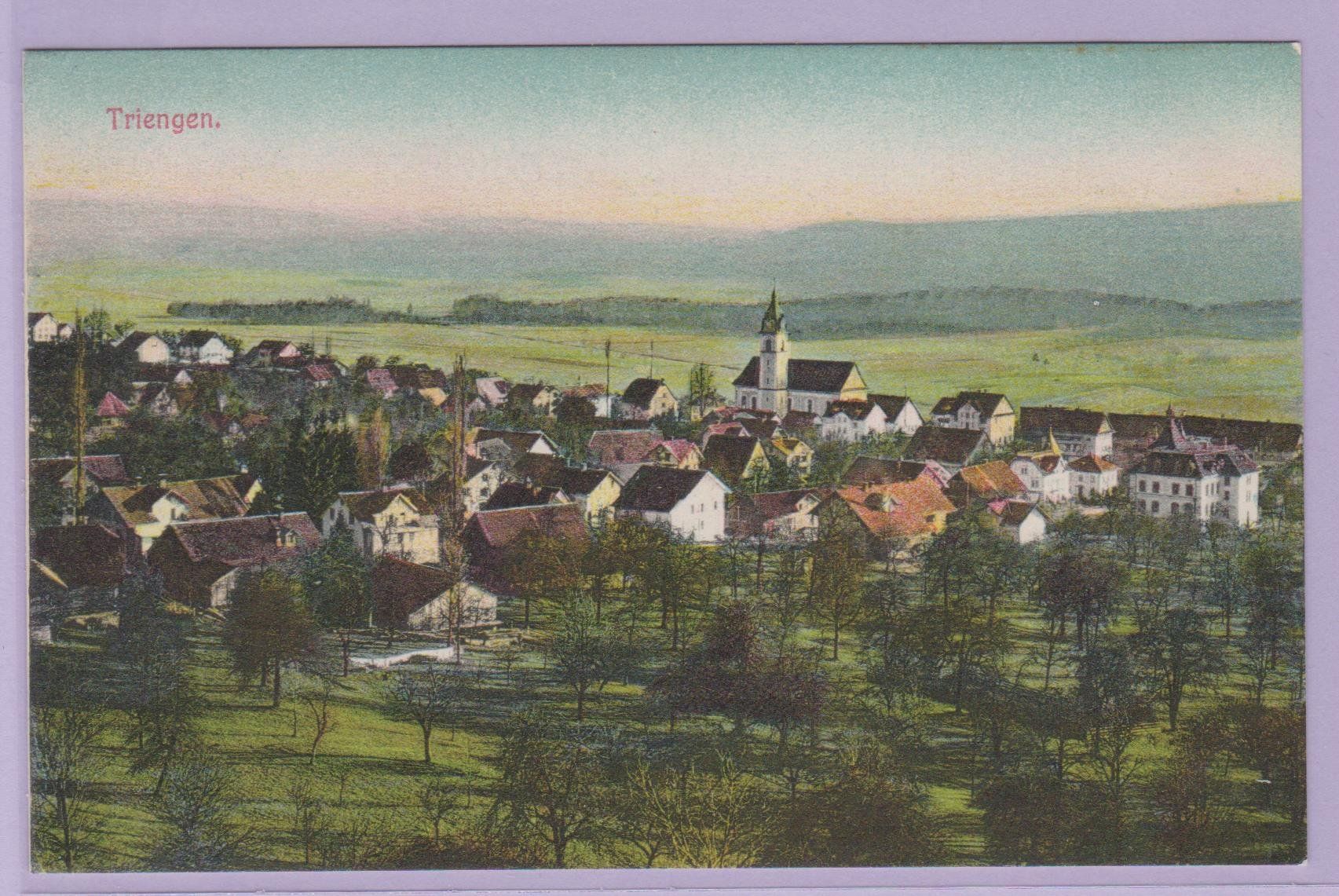 Cartoline postali: Triengen LU    :    alte Ansichtskarte  von 1911 – Usato da Vitznau venduto da Ropaku