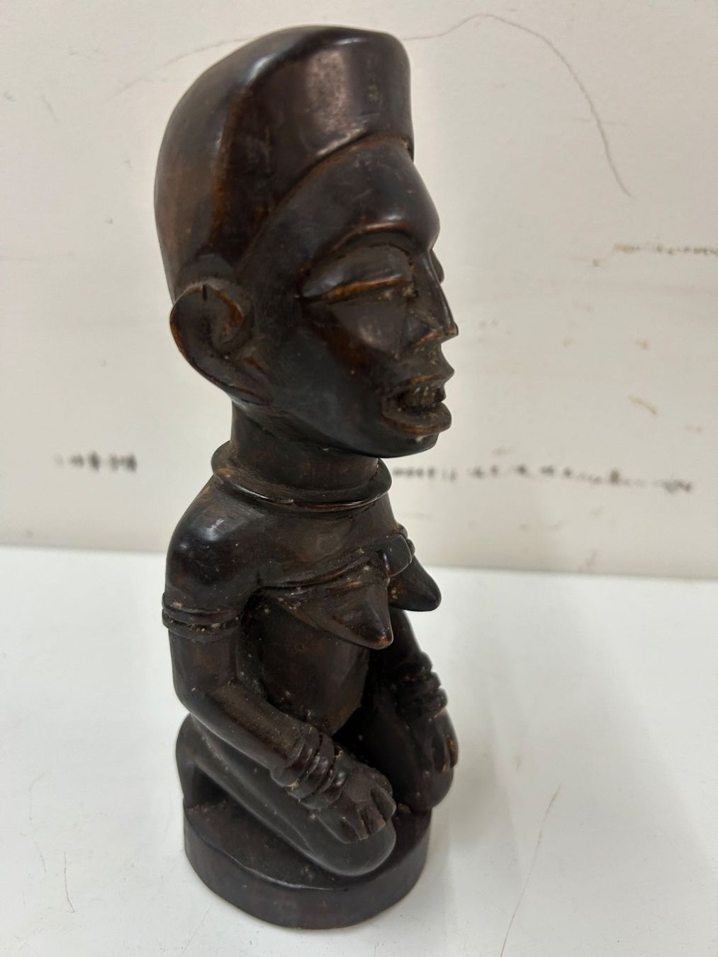Figuren: antike afrikanische Holz-Figur Luba Alter unbekannt – Gebraucht aus Zürich von Levelart 6