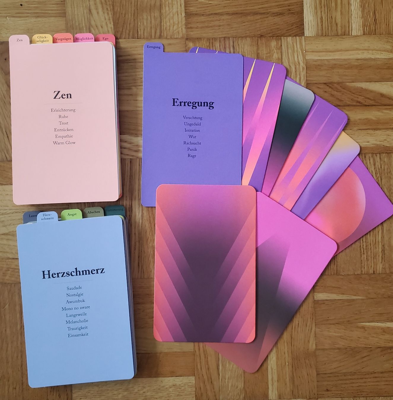 Giochi: Die Box der Emotionen / Stimmungskarten mit Farbmustern – Nuovo (secondo la descrizione) da Bern venduto da yar_6p2h 1