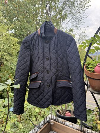 Massimo Dutti Steppjacke Damen Gr. S Dunkelblau – wie neu