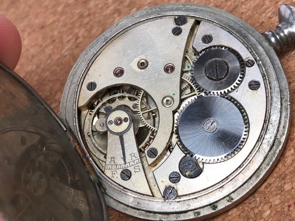 Mouvement De Montre De Poche Mécanique Suisse Ulysse Perret - Haute Qualité, Occasion, Pour Réparation Ou Customisation