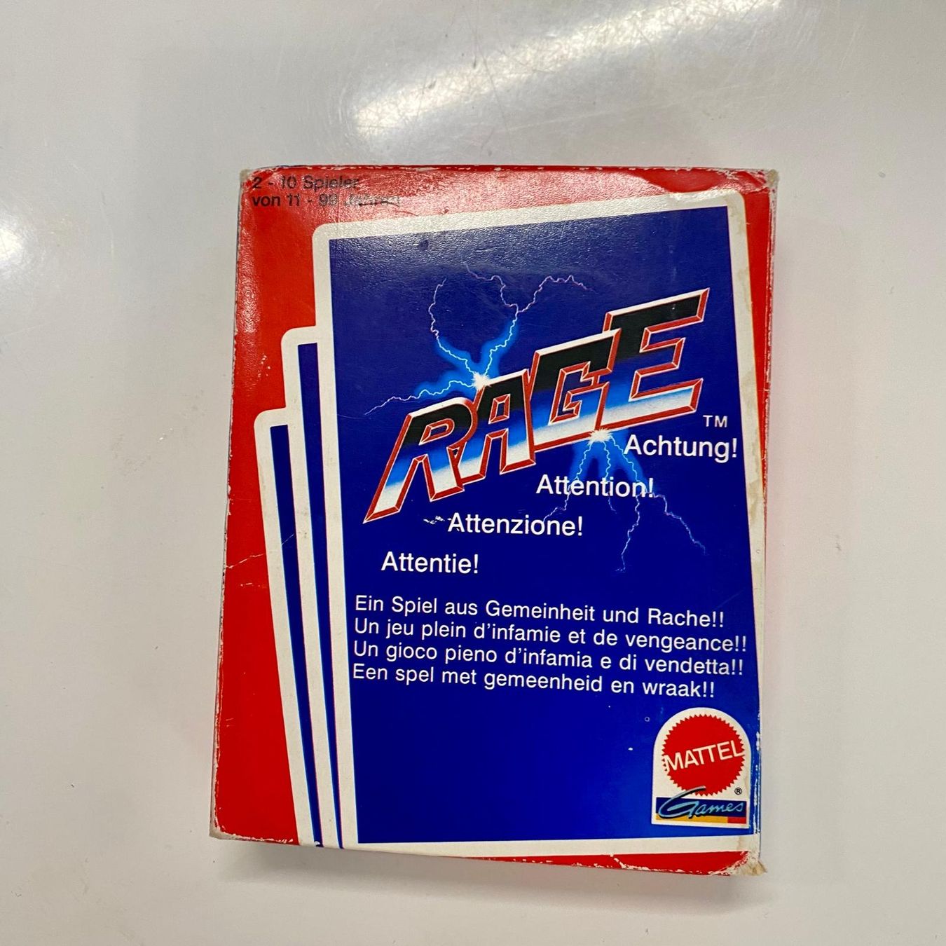 Mattel Giochi: Rage Kartenspiel - Mattel – Nuovo (secondo la descrizione) da Krauchthal venduto da SamsPuce