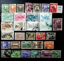 PÉROU TIMBRES OBLITÉRÉS 1886-1974 /U969
