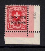 SDN (DIII) Nr.24 / Pf.1 Abart "HFLVETIA"