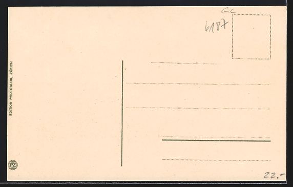 Cartoline postali: Filzbach mit Walensee, Ortsansicht mit L – Usato da Berlin venduto da bartko-reher 1