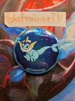 Pokémon Vaporeon Aquana Badge Pin CSV9.5C China
