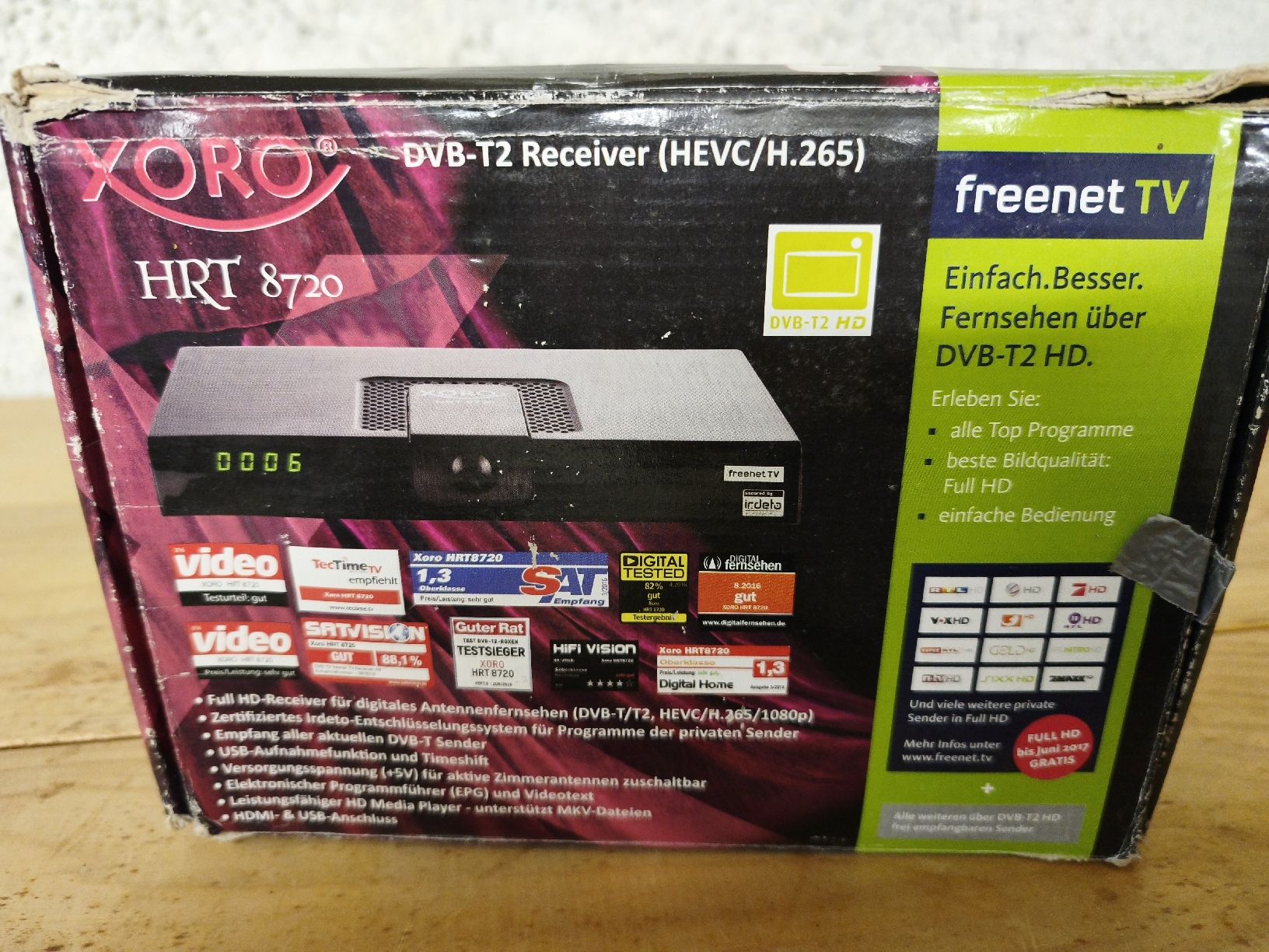 Ricevitori: DVB T2 Receiver Xoro – Usato da Gontenschwil venduto da Jeepli1970 2